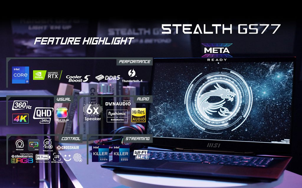 Noile laptopuri de la MSI, pregătite de Metaverse 5 4
