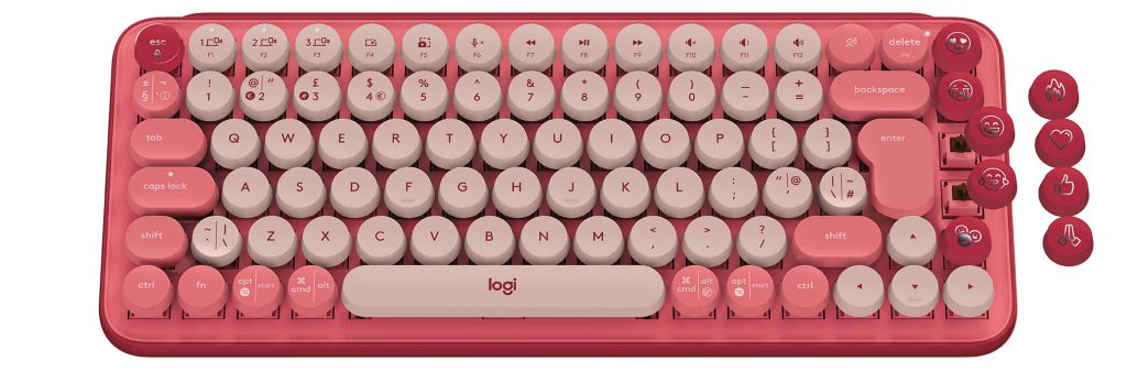Logitech lansează tastatura POP și mouse-ul POP 4 POP Keys Heartbreaker Rose