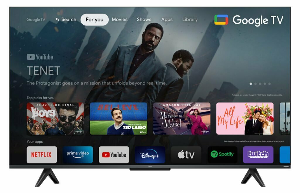 TCL își extinde gama de televizoare 4K pentru 2022 cu noua Serie TCL P73 4K, HDR și Google TV