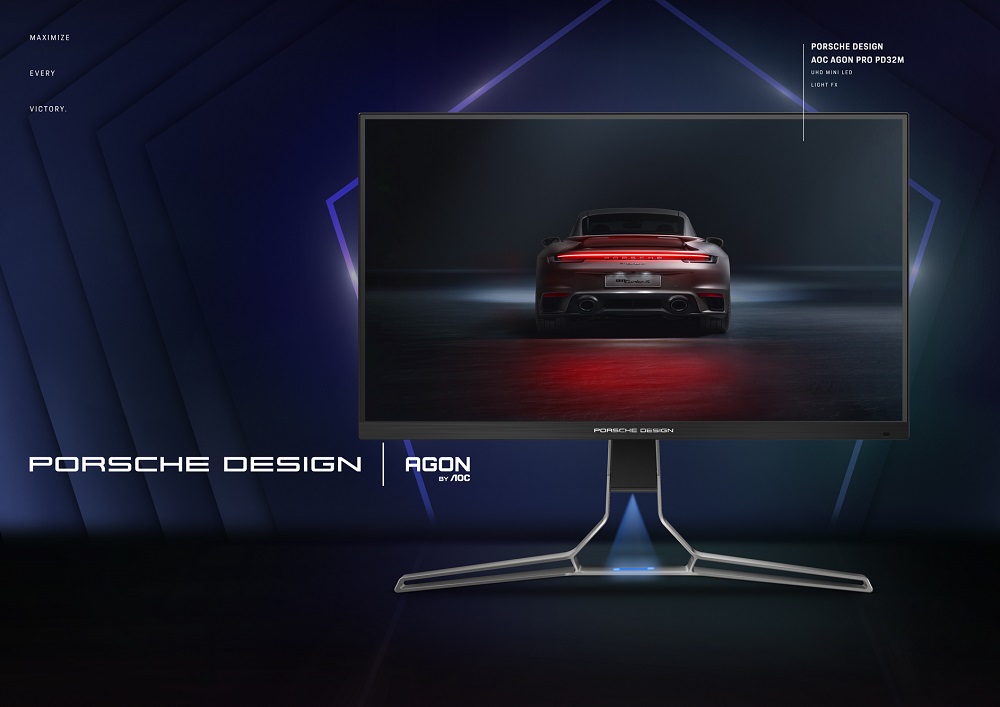 Porsche Design și AGON by AOC lansează un nou monitor pentru gameri 7 Monitor Porsche Design AOC 1