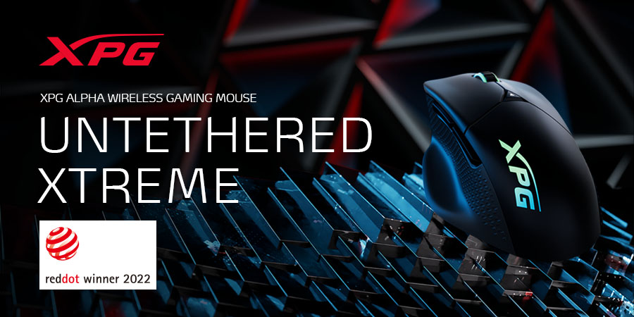 XPG lansează mouse-ul de gaming ALPHA, premiat la 2022 Red Dot Design Award 5 XPG Alpha mouse PR 1