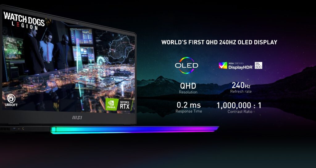 Ahead of the curve Raider GE67 HX OLED