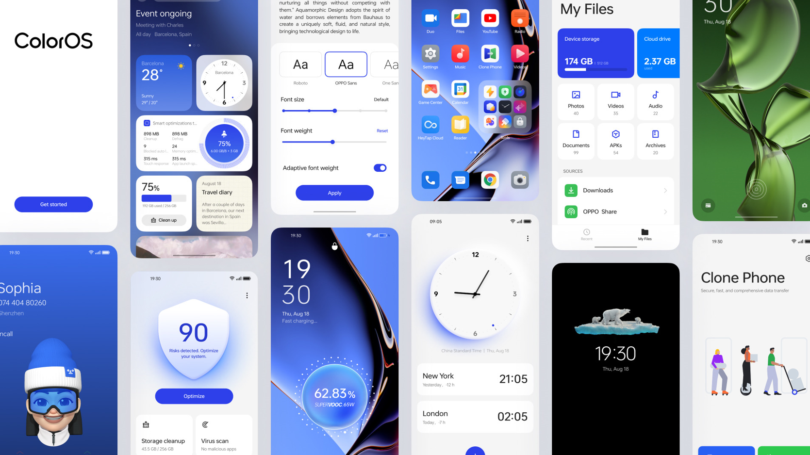 OPPO a lansat ColorOS13 bazat pe Android 13 la 5 zile după Google 12 Aquamorphic design