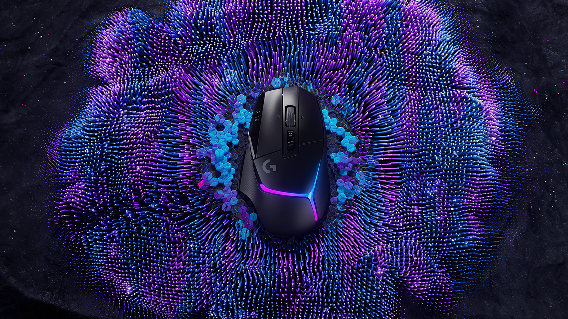 Logitech G lansează mouse-ul de gaming G502 X în trei variante 3 High Resolution PNG G502 X Plus Black LIGHTSPEED Hex OH 1920x1080 1