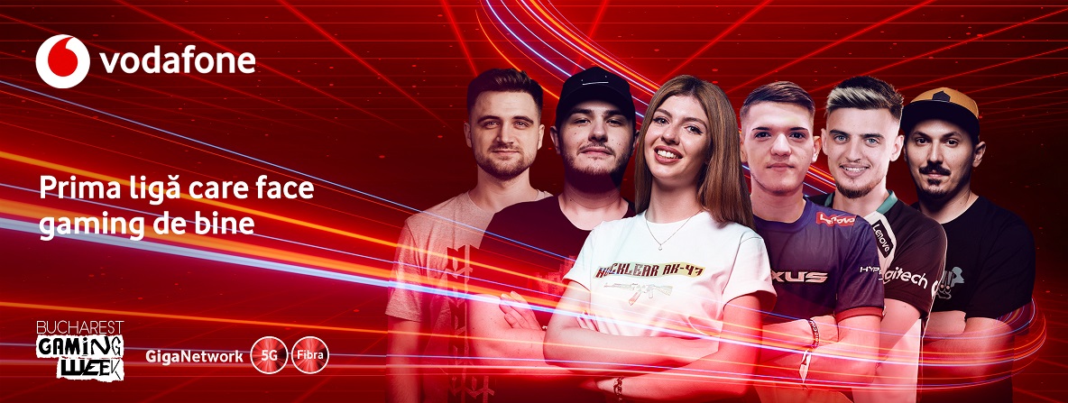 Vodafone va asigura conectivitatea la Bucharest Gaming Week 3 Vodafone Bucharest Gaming Week