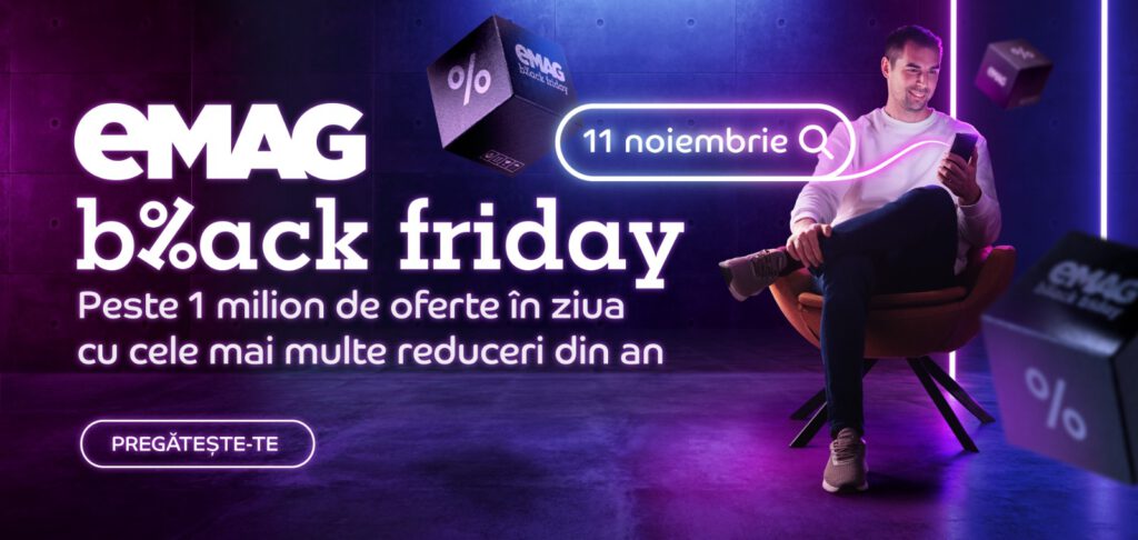 eMAG a prezentat din reducerile de Black Friday cu trei zile înainte