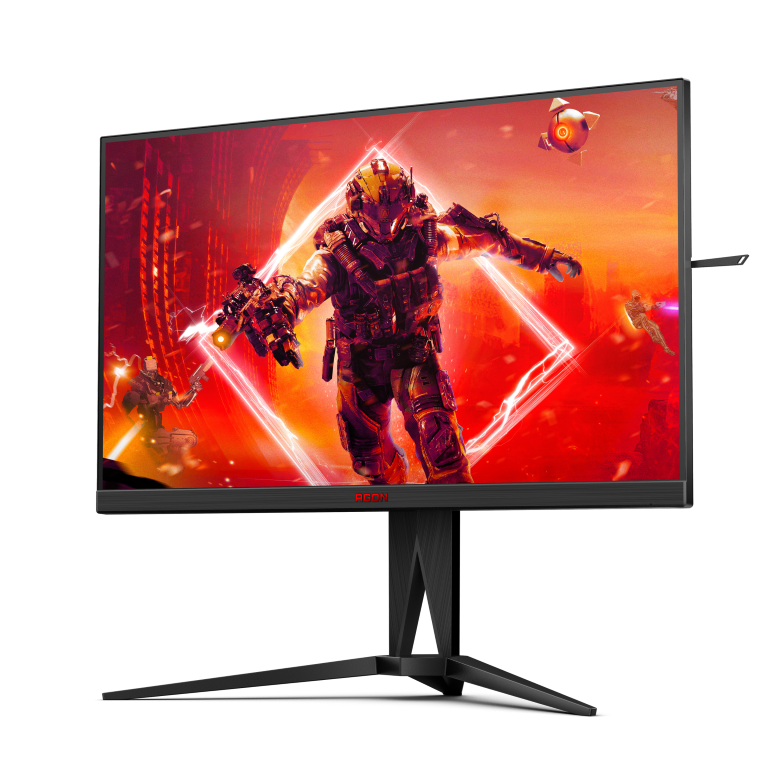 AGON by AOC lansează noul monitor pentru gaming de 32", cu 240 Hz, HDR și timp de răspuns GtG de până la 1 ms 7 AG325QZN fata b
