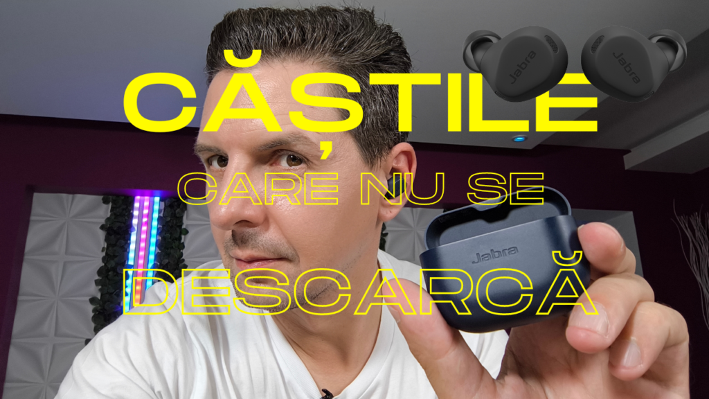 Căștile care nu se descarcă – Jabra Elite 8 Active