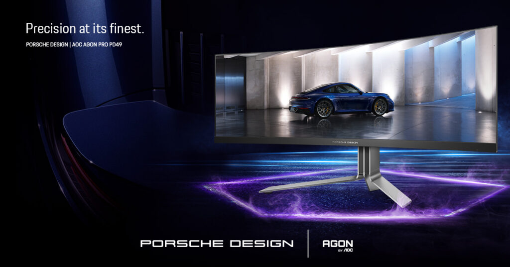 Porsche Design și AOC lansează PD49, monitorul de gaming curbat