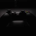 dark background photograph Xbox controller