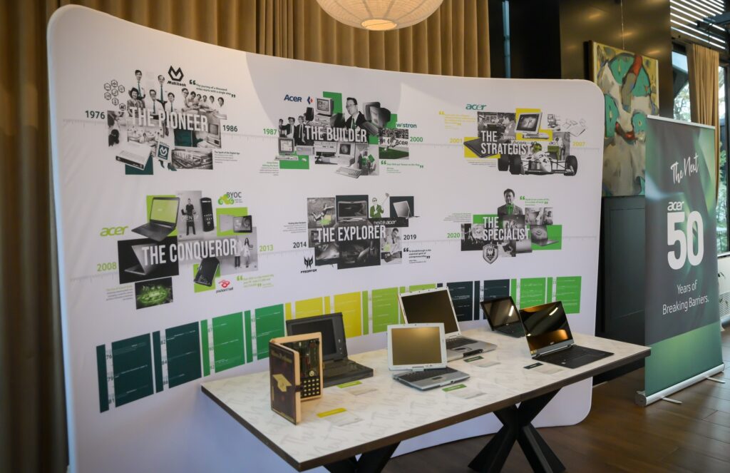 Acer History wall