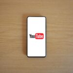 youtube logo on smartphone
